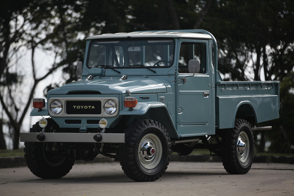 1965 Toyota Land Cruiser FJ45 Pickup With LS1 V8 Engine Up For Auction