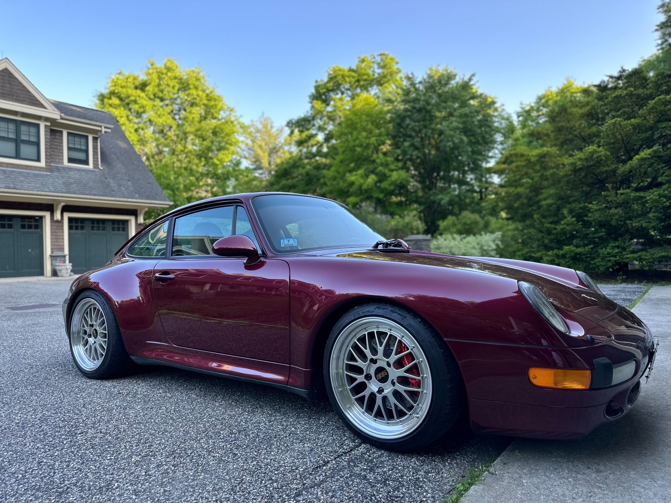 Porsche 993 with fresh coat of wax